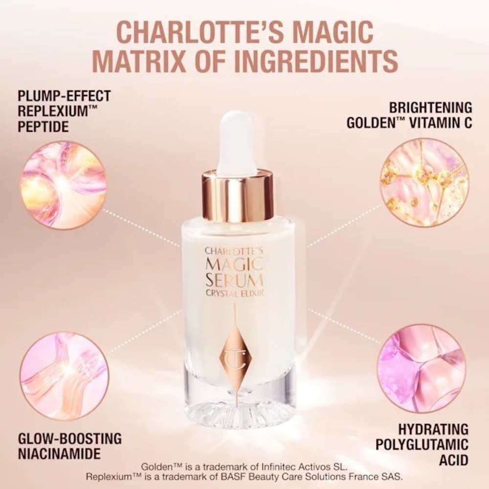 NEW Charlotte Tilbury Magic Serum Crystal Elixir Vitamin C Niacinamide Serum - Picture 10 of 16
